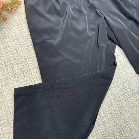 J‎ Crew Drapey Lightweight Patio Trouser Black Size 12 - Picture 2 of 9